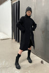 BORIS BIDJAN SABERI wool cardigan WKNCOAT1 VAR.1 black